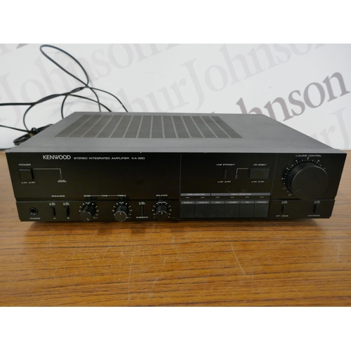 5086 - A quantity of hi-fi equipment including Teac T-H300 tuner, Teac CD-P3100 CD deck and a Kenwood KA-55... 