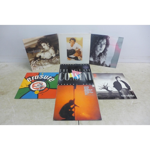 5060 - 15 x 1980s LP records including Style Council, David Bowie, Elvis Costello, Prince, The Police, Eury... 