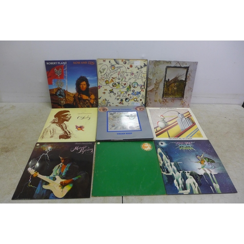 5062 - Two Led Zepplin, Two Black Sabbath, three Jimi Hendrix and four Uriah Heep LPs