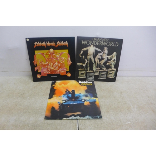 5062 - Two Led Zepplin, Two Black Sabbath, three Jimi Hendrix and four Uriah Heep LPs