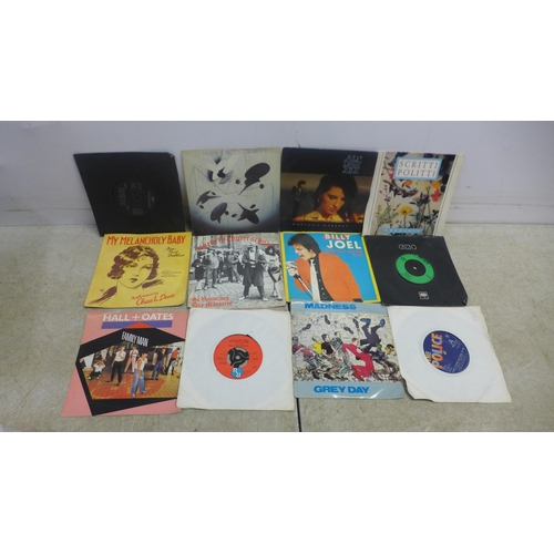 5063 - A collection of approximately 90 singles, 1970s, 1980s, mostly in original sleeves including Beatles... 