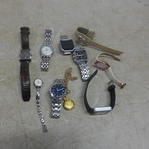 5067 - A quantity of assorted wristwatches including some Smartwatches