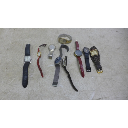 5068 - A quantity of assorted wristwatches including an original All Sorts watch, Series 3 Apple watch, Rad... 