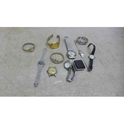 5068 - A quantity of assorted wristwatches including an original All Sorts watch, Series 3 Apple watch, Rad... 