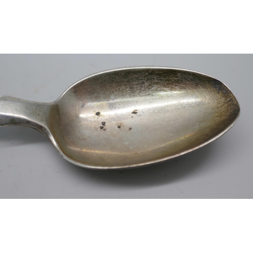 7342 - A Victorian silver spoon, 52g