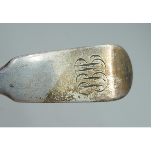 7342 - A Victorian silver spoon, 52g