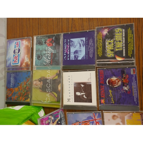 5093 - A large collection of assorted CDs including Johnny Mathis, Kenny Rogers, Cascada, Val Doonican, Dea... 