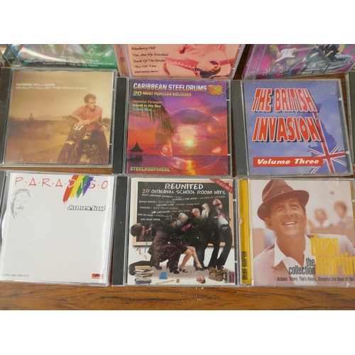 5093 - A large collection of assorted CDs including Johnny Mathis, Kenny Rogers, Cascada, Val Doonican, Dea... 