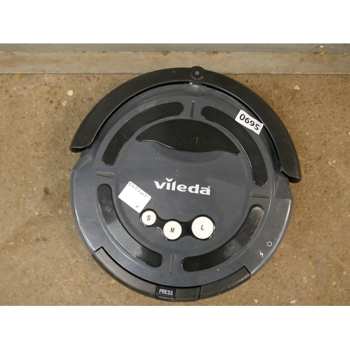 5103 - A Vileda A3 robotic vacuum cleaner and a Shark Rocket stick vacuum cleaner