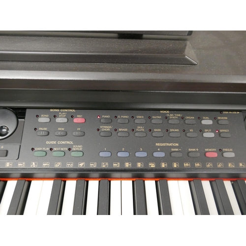 5105 - A Yamaha Clavinova CVP-94 digital electric piano and stool