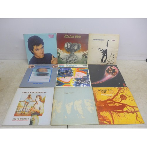 5065 - 25 Rock LPs including The Who, Eagles, Sly and the Family Stone, Tubular Bells, Deep Purple, Free, e... 