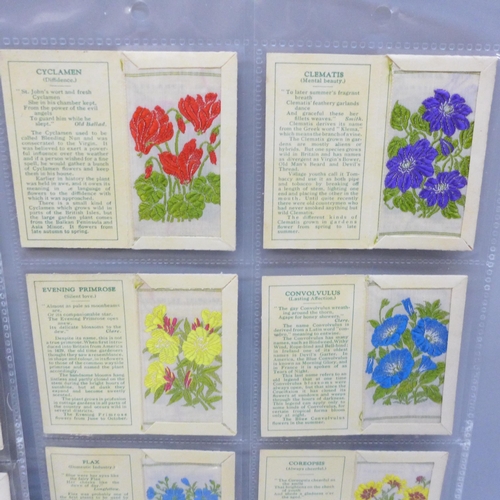 2027 - Tobacco cigarette cards; J Wix & Sons, Kensitas Flowers, Second Series, small, 44, every flower repr... 