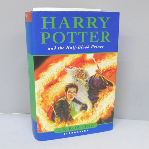 2035 - One volume, Harry Potter and The Half-Blood Prince, First Edition, print error on page 99, reads ele... 