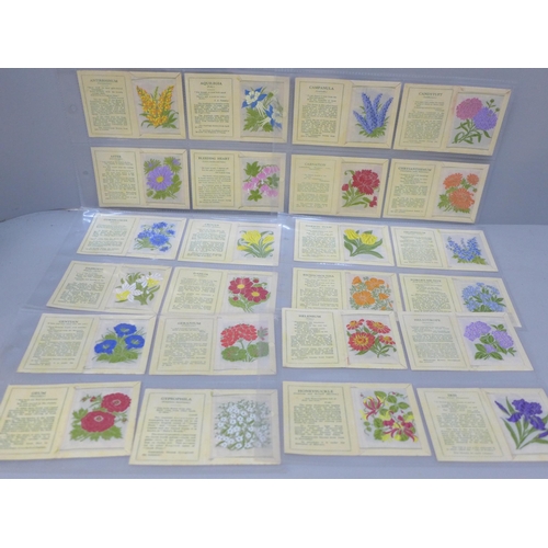 2040 - Tobacco cigarette cards; J Wix & Sons, Kensitas Flowers, First Series, medium, type Biv (with 