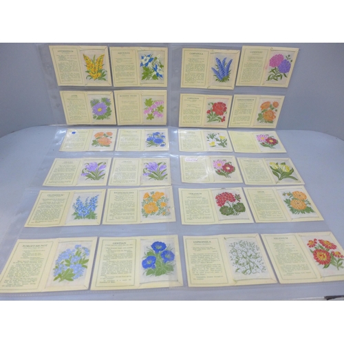 2046 - Tobacco Cigarette cards; J Wix & Sons, Kensitas Flowers, First Series, medium, type bii (