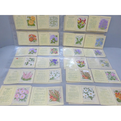 2052 - Tobacco Cigarette cards; J Wix & Sons, Kensitas Flowers, First Series, medium, Type Bi (plain backs)... 