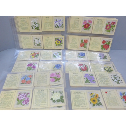 2052 - Tobacco Cigarette cards; J Wix & Sons, Kensitas Flowers, First Series, medium, Type Bi (plain backs)... 