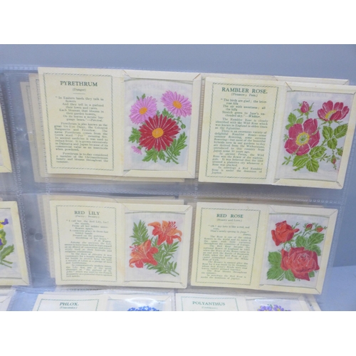 2052 - Tobacco Cigarette cards; J Wix & Sons, Kensitas Flowers, First Series, medium, Type Bi (plain backs)... 