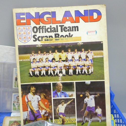 2056 - Football cards etc., including Typhoo tea cards