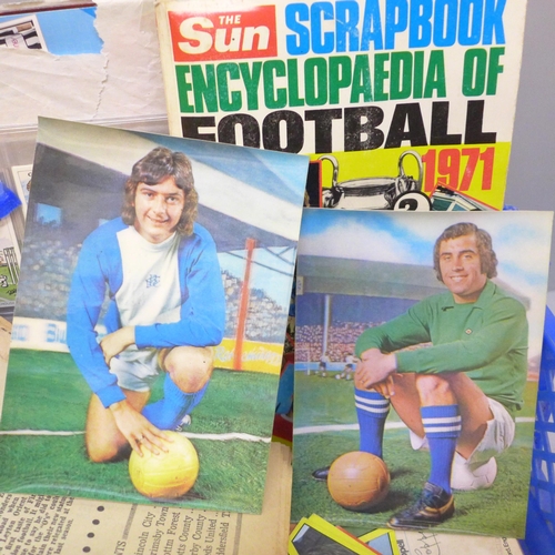 2056 - Football cards etc., including Typhoo tea cards