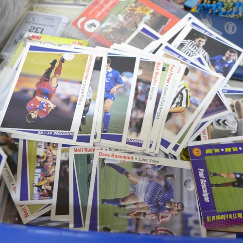 2056 - Football cards etc., including Typhoo tea cards