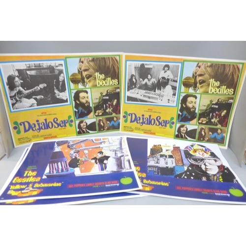 2083 - The Beatles modern lobby cards and Mexican Beatlemania posters