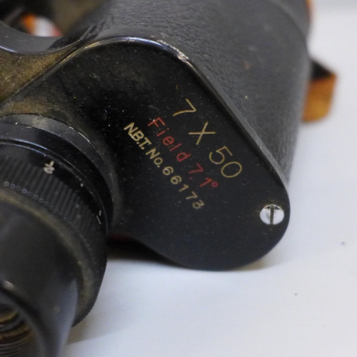 2099 - A pair of Super Zenith 7x50 binoculars, cased