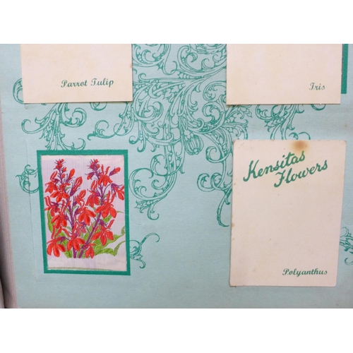 2101 - An album of Kensitas Flowers silk cards