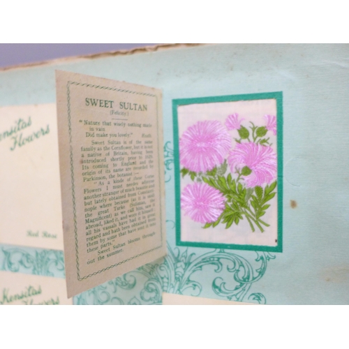 2101 - An album of Kensitas Flowers silk cards