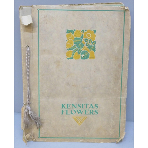 2101 - An album of Kensitas Flowers silk cards