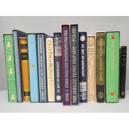 2130 - A box of seventeen Folio Society books