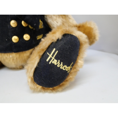 2133 - A pair of Harrods Christmas collectable bears; 2000 (129/2000) and Millennium