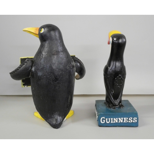 2181 - Two reproduction Guinness advertising figures