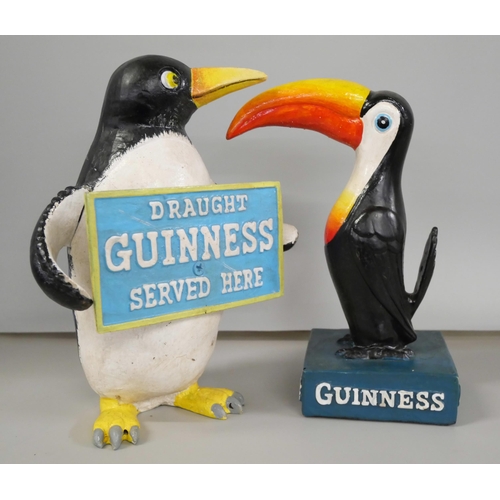 2181 - Two reproduction Guinness advertising figures