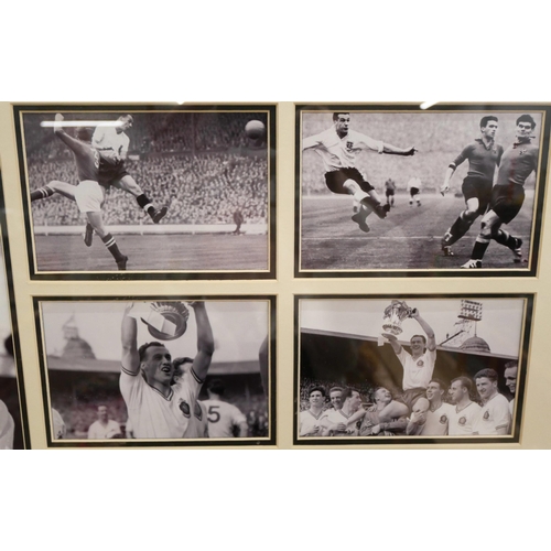 2204 - A Nat Lofthouse autograph and photograph display