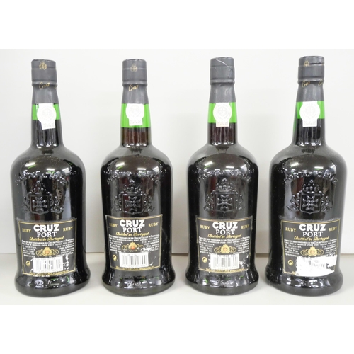 2221 - Four bottles of Ruby Cruz Port, dated 1990s **PLEASE NOTE THIS LOT IS NOT ELIGIBLE FOR IN-HOUSE POST... 