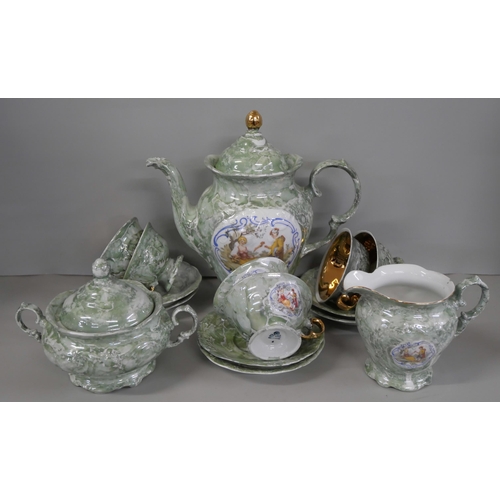 2235 - Three boxes of decorative china including two continental tea sets **PLEASE NOTE THIS LOT IS NOT ELI... 