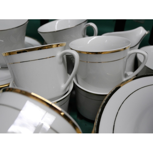 2241 - Four boxes of assorted china including Noritake and Kiln Kraft dinnerwares **PLEASE NOTE THIS LOT IS... 