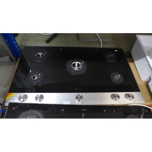 4008 - Zanussi 6 Burner Gas Hob - Stainless Steel (Missing burners)  ,original RRP £449.17 + Vat. 2 x CDA 5... 