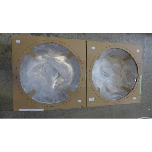 4012 - 2 x Installation Round Stainless Steel Sink’s Original RRP £25.00 + vat each * This lot is subject t... 