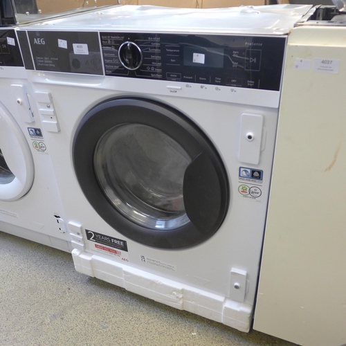 4035 - AEG Series Built In Washer Dryer (8kg), Original RRP £833.33 + vat * This lot is subject to vat