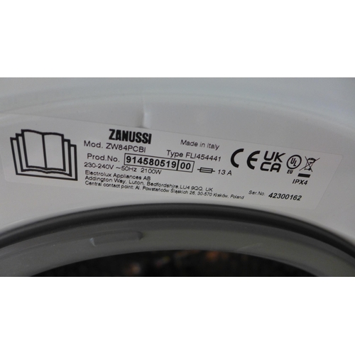 4047 - Zanussi Integrated Washing Machine 8kg, Original RRP £540.84 + vat * This lot is subject to vat