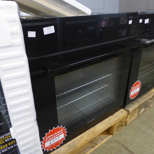 4101 - Karlson Single Pyrolytic Oven - Black, Original RRP £854.17 + vat * This lot is subject to vat
