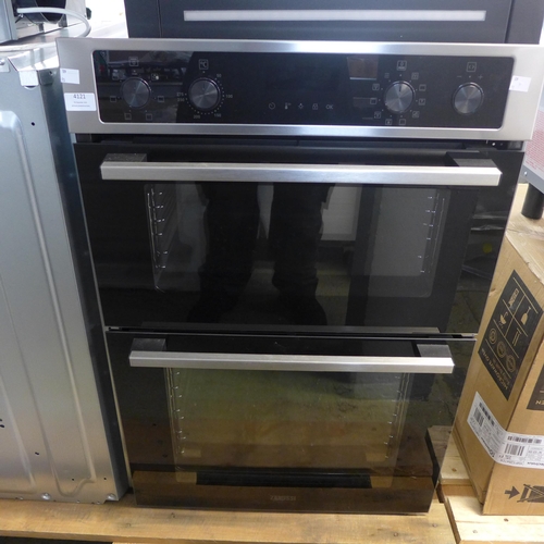 4121 - Zanussi Built-in Double Oven with AirFry, Original RRP £540.84 + vat * This lot is subject to vat