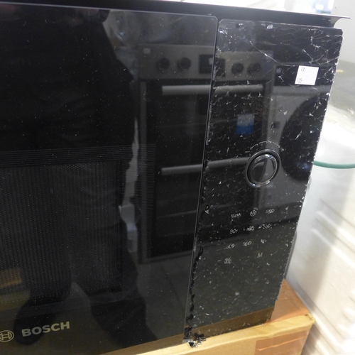 4126 - Bosch Series 4 Built In Microwave (Damaged display panel)- Black, Original RRP £362.50 + vat * This ... 