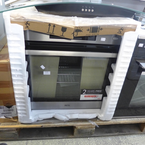 4128 - AEG Multifunction Oven with steam bake Original RRP £340.83 + vat * This lot is subject to vat