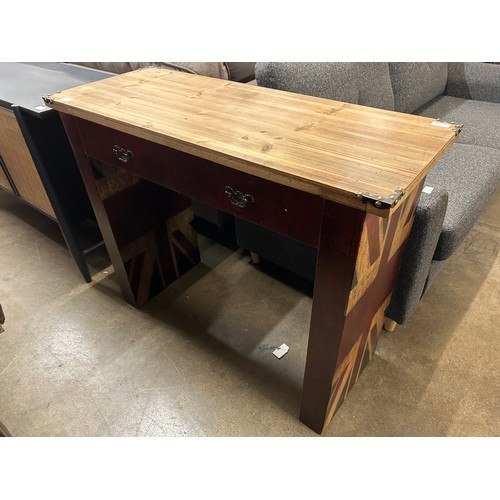 3001 - A Union Jack two drawer console table