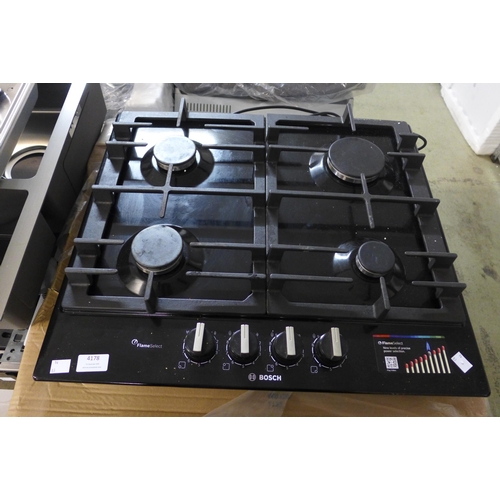 4178 - Bosch Gas 4 Burner Hob With Flameselect, Original RRP £237.50 + vat * This lot is subject to vat