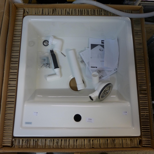 4200 - Blanco Keramik Pot Sink  *This lot is subject to VAT