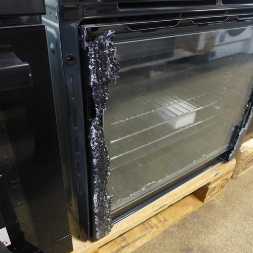 4202 - Karlson Single Pyrolytic Oven - Black (Door requires attention/Transit damage) Original RRP £854.17 ... 